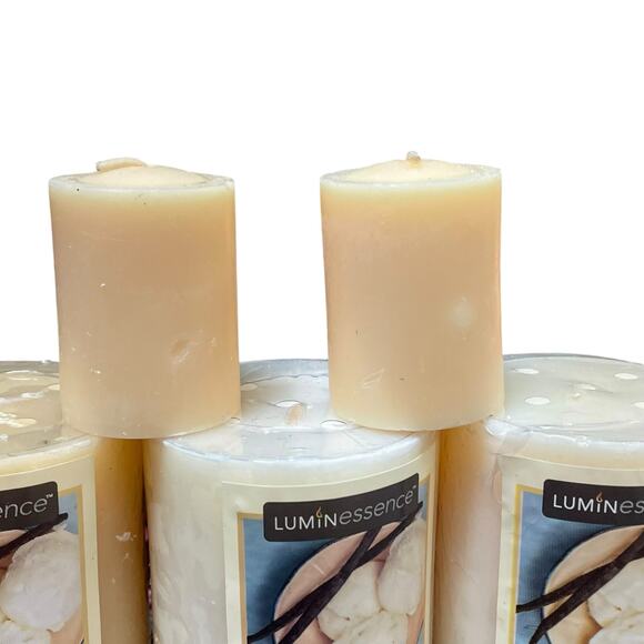 Luminessence Vanilla Scented Candle 7oz Hostess Housewarming Lot of 8 Gift Decor - Picture 9 of 11